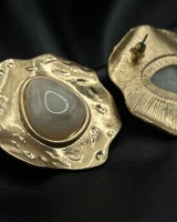 Ivory Stone Earrings