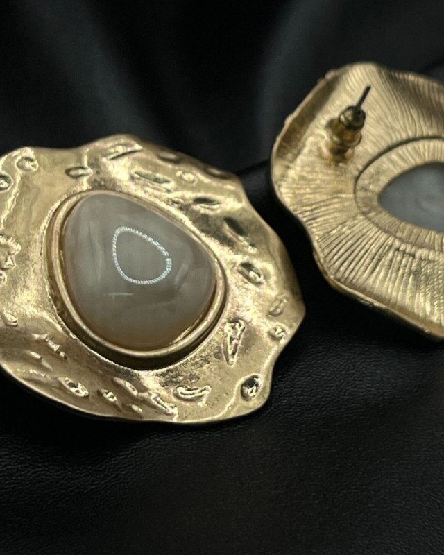 Ivory Stone Earrings