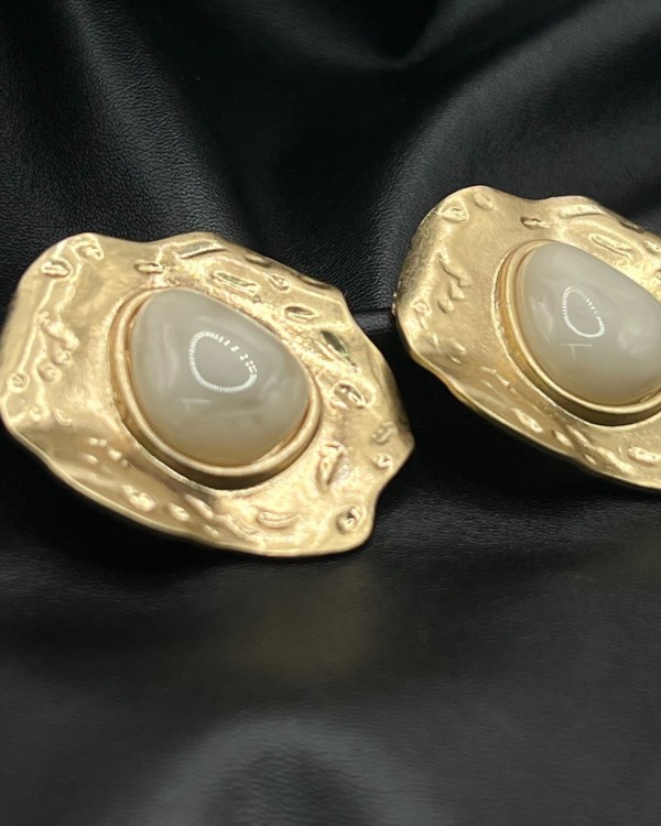 Ivory Stone Earrings