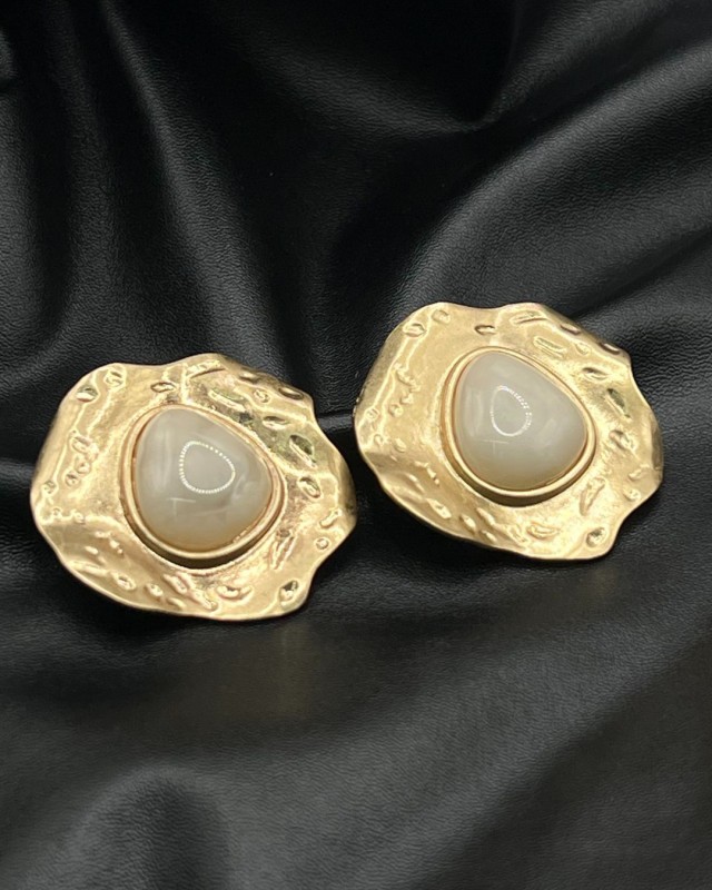 Ivory Stone Earrings