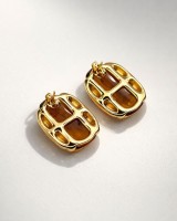 Amber Barrel Earrings