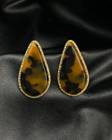 Teardrop Tortoise Earrings