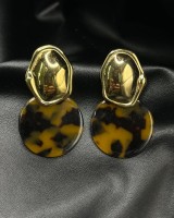 Tortoise Drop Earrings