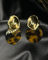 Tortoise Drop Earrings