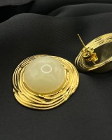 Vintage Earrings Ivory