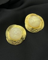 Vintage Earrings Ivory