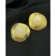 Vintage Earrings Ivory