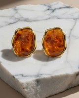 Amber Molten Gloss Earrings