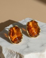 Amber Molten Gloss Earrings