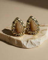 Brown Drop Earrings