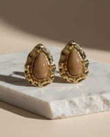 Brown Drop Earrings