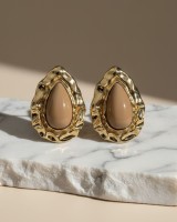 Brown Drop Earrings