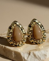 Brown Drop Earrings