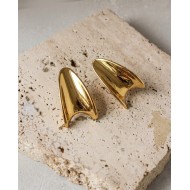 Gold Chunky Drop Earrings