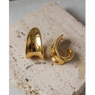Gold Chunky Drop Earrings