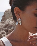 Silver Chunky Drop Earrings