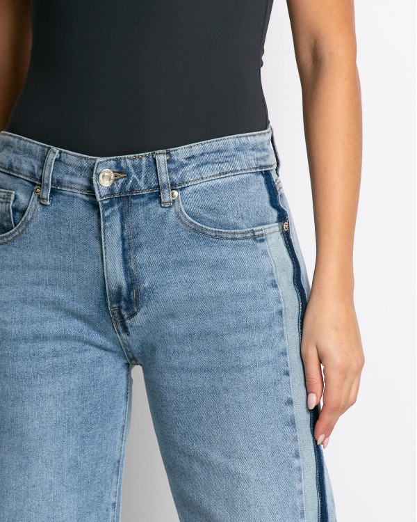 Jean με ρίγα στο πλάι 