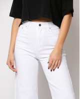 Jean wide leg λευκό Jean wide leg λευκό