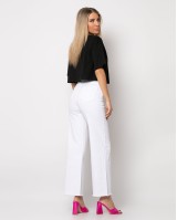 Jean wide leg λευκό Jean wide leg λευκό