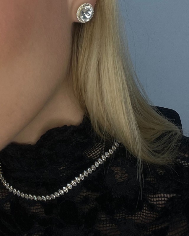 Marquise Riviera Necklace gold