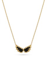 Wings necklace black