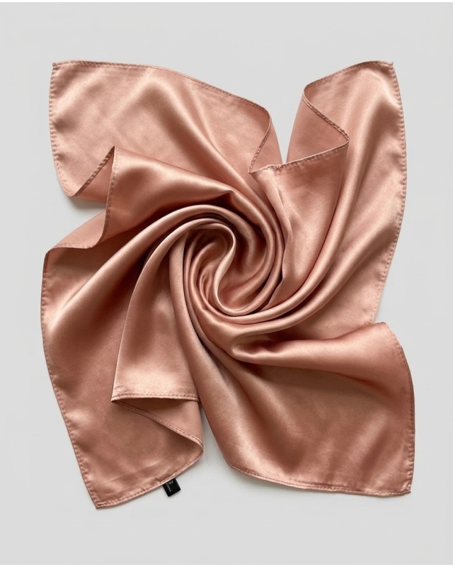 Beige Satin Scarf