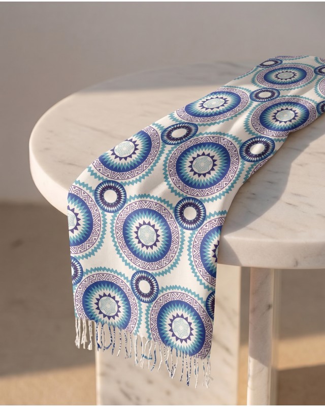 Bohemian Geometric Pattern Scarf