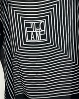 Geometric Lines Scarf black