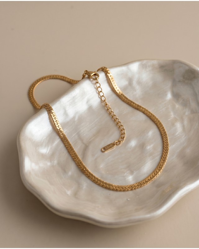 Golden Herringbone Chain